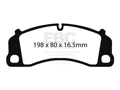EBC Brakes Bluestuff Brake Pad Sets Fronts Only - DP52206NDX