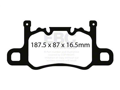 EBC Brakes Bluestuff Brake Pad Sets Rears Only - DP52207NDX