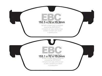 EBC Brakes Greenstuff Brake Pad Sets Fronts Only - DP62156