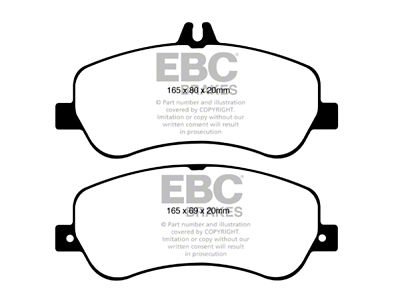 EBC Brakes Redstuff Brake Pad Sets Fronts Only - DP32011C