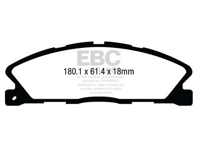 EBC Brakes Greenstuff Brake Pad Sets Fronts Only - DP63019