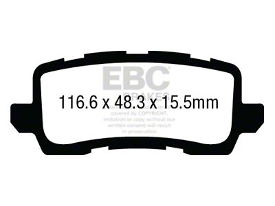 EBC Brakes Redstuff Brake Pad Sets Rears Only - DP33018C