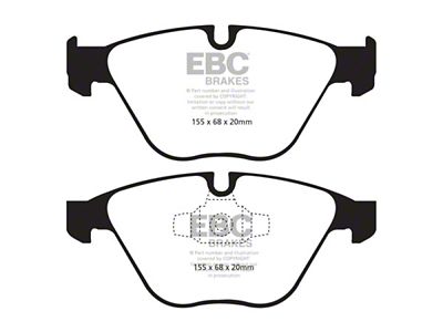 EBC Brakes Redstuff Brake Pad Sets Fronts Only - DP31512C