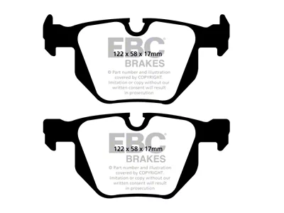 EBC Brakes Greenstuff Brake Pad Sets Rears Only - DP21588