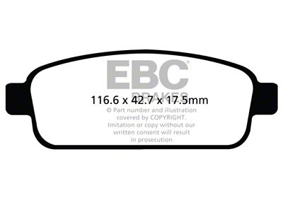 EBC Brakes Greenstuff Brake Pad Sets Rears Only - DP22066