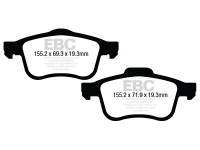 EBC Brakes Ultimax2 Brake Pad Sets Fronts Only - UD1721