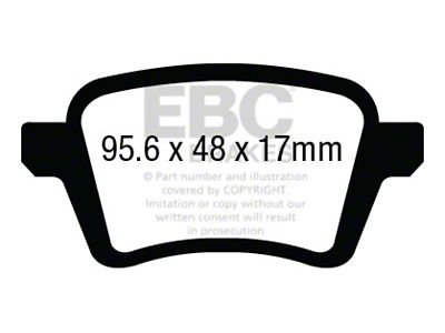 EBC Brakes Ultimax2 Brake Pad Sets Rears Only - UD1722