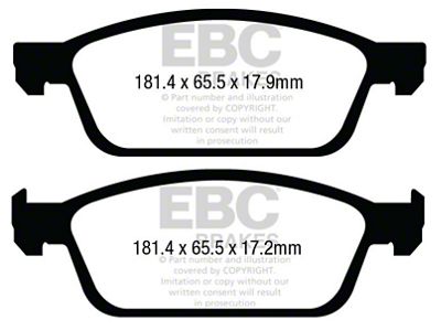 EBC Brakes Ultimax2 Brake Pad Sets Fronts Only - UD1645