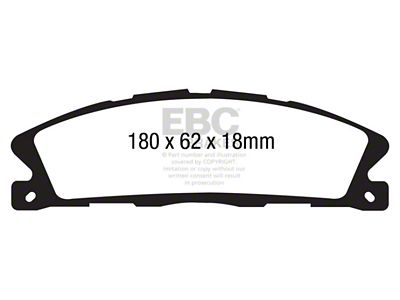 EBC Brakes Greenstuff Brake Pad Sets Fronts Only - DP61886