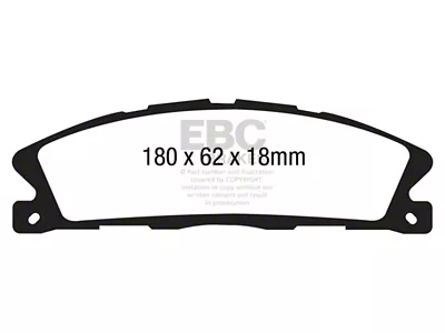EBC Brakes Ultimax2 Brake Pad Sets Fronts Only - UD1611