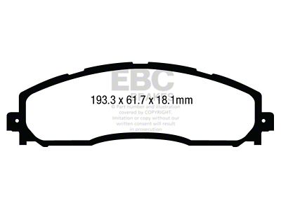 EBC Brakes Ultimax2 Brake Pad Sets Rears Only - UD1691