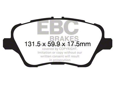 EBC Brakes Yellowstuff Brake Pad Sets Fronts Only - DP42149R