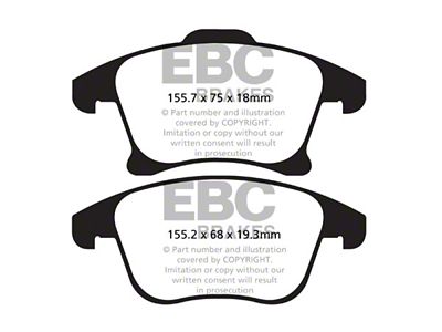 EBC Brakes Greenstuff Brake Pad Sets Fronts Only - DP22159