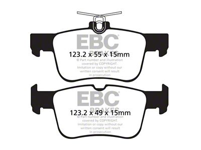EBC Brakes Redstuff Brake Pad Sets Rears Only - DP32160C