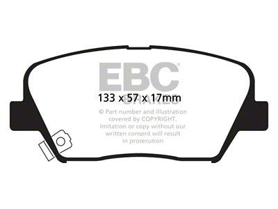EBC Brakes Greenstuff Brake Pad Sets Fronts Only - DP61863