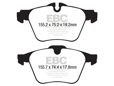 EBC Brakes Redstuff Brake Pad Sets Fronts Only - DP32189C