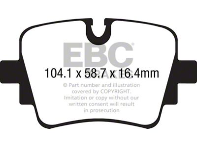 EBC Brakes Redstuff Brake Pad Sets Rears Only - DP32190C