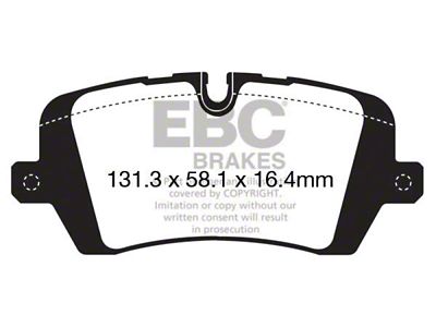 EBC Brakes Greenstuff Brake Pad Sets Rears Only - DP62161
