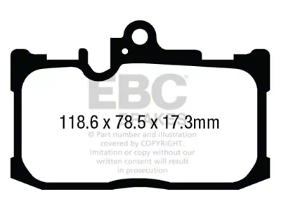 EBC Brakes Redstuff Brake Pad Sets Fronts Only - DP33017C