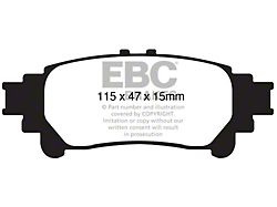 EBC Brakes Yellowstuff Brake Pad Sets Rears Only - DP41850R