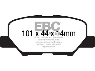 EBC Brakes Greenstuff Brake Pad Sets Rears Only - DP62171