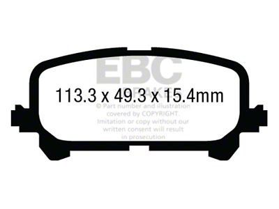 EBC Brakes Greenstuff Brake Pad Sets Rears Only - DP63025