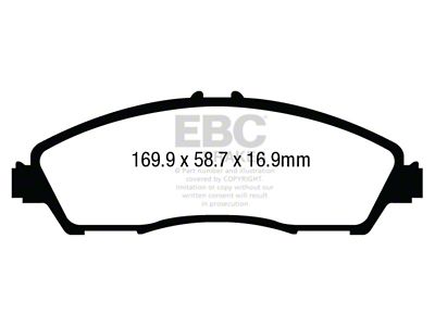 EBC Brakes Ultimax2 Brake Pad Sets Fronts Only - UD1723
