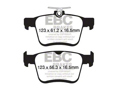 EBC Brakes Greenstuff Brake Pad Sets Rears Only - DP22153