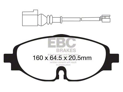 EBC Brakes Yellowstuff Brake Pad Sets Fronts Only - DP42150R