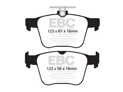 EBC Brakes Yellowstuff Brake Pad Sets Rears Only - DP42173R