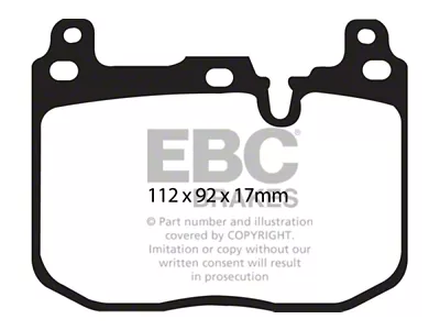 EBC Brakes Greenstuff Brake Pad Sets Fronts Only - DP22130