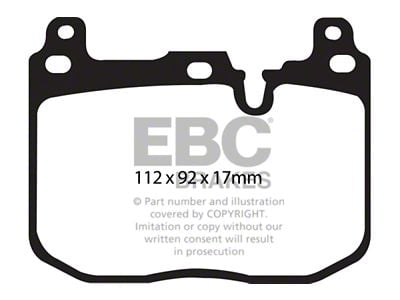 EBC Brakes Ultimax2 Brake Pad Sets Fronts Only - UD1609