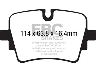EBC Brakes Yellowstuff Brake Pad Sets Rears Only - DP42192R