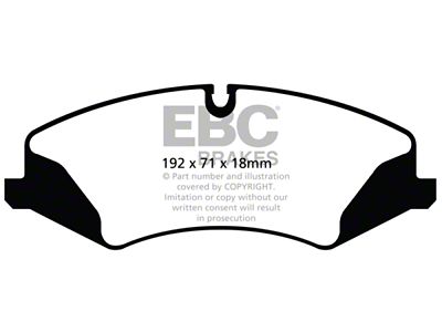 EBC Brakes Extra Duty Brake Pad Sets Fronts Only - ED92123
