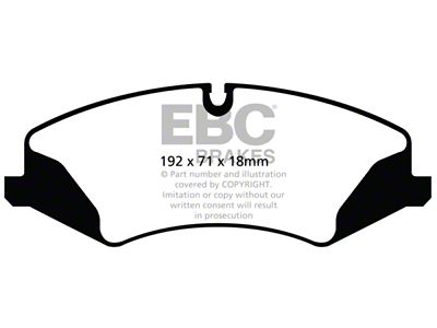 EBC Brakes Greenstuff Brake Pad Sets Fronts Only - DP62123