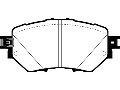 EBC Brakes Yellowstuff Brake Pad Sets Fronts Only - DP43033R