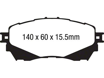 EBC Brakes Greenstuff Brake Pad Sets Fronts Only - DP22170