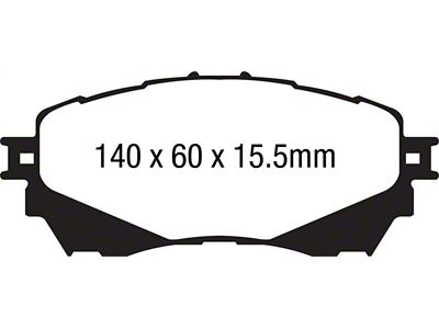 EBC Brakes Ultimax2 Brake Pad Sets Fronts Only - UD1711