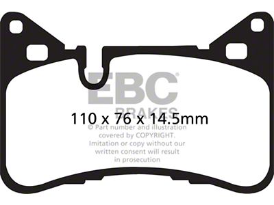 EBC Brakes Bluestuff Brake Pad Sets Rears Only - DP52117NDX