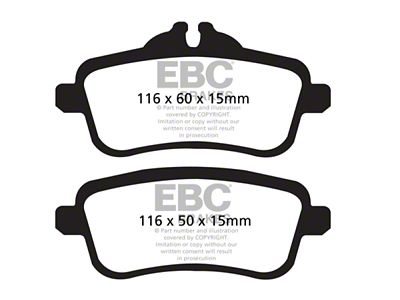 EBC Brakes Redstuff Brake Pad Sets Rears Only - DP32137C