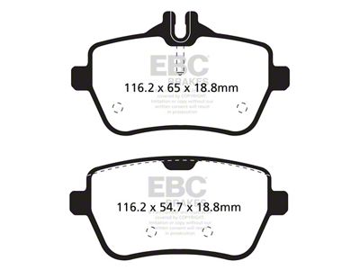 EBC Brakes Yellowstuff Brake Pad Sets Rears Only - DP42180R
