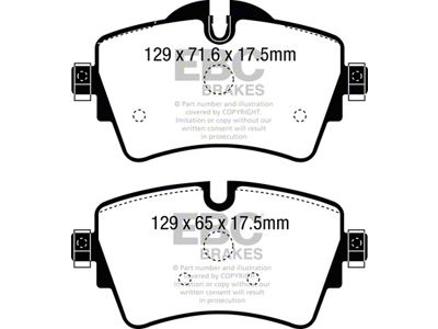 EBC Brakes Redstuff Brake Pad Sets Fronts Only - DP32227C
