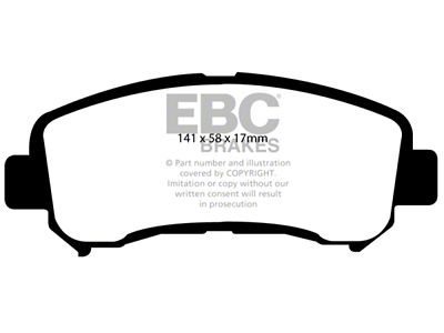 EBC Brakes Ultimax2 Brake Pad Sets Fronts Only - UD1374