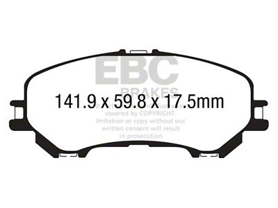 EBC Brakes Greenstuff Brake Pad Sets Fronts Only - DP63032