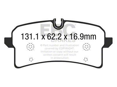 EBC Brakes Yellowstuff Brake Pad Sets Rears Only - DP42204R
