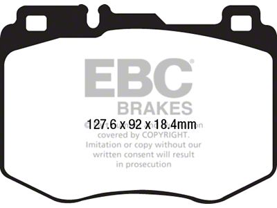 EBC Brakes Yellowstuff Brake Pad Sets Fronts Only - DP42210R