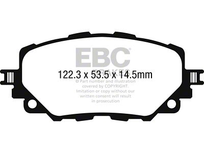 EBC Brakes Yellowstuff Brake Pad Sets Fronts Only - DP42263R