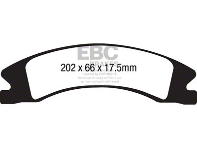 EBC Brakes Greenstuff Brake Pad Sets Fronts Only - DP61885