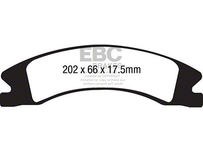 EBC Brakes Yellowstuff Brake Pad Sets Fronts Only - DP41885R