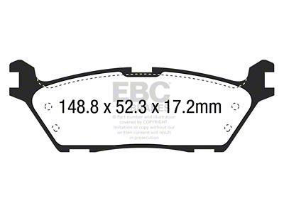 EBC Brakes Extra Duty Brake Pad Sets Rears Only - ED93037